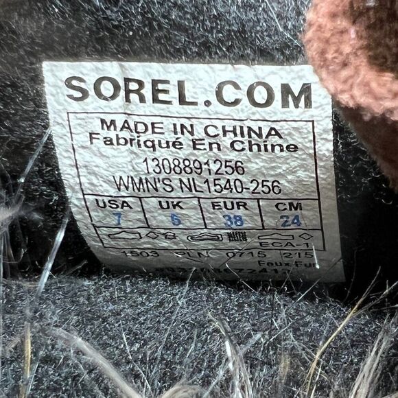 Sorel JOAN OF ARCTIC Boots Women's Size 7 Waterproof Brown Suede Winter Snow - Picture 14 of 14